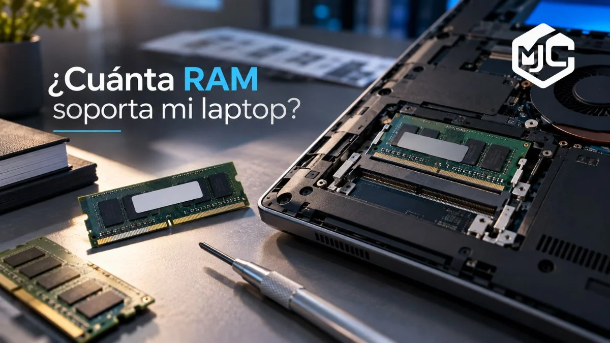 ¿Cómo saber cuánta RAM soporta tu laptop antes de ampliarla?
