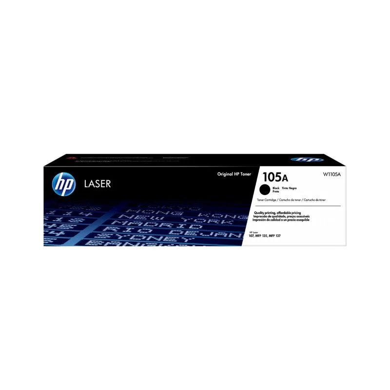TONER HP 105A BLACK (W1105A) LASERJET 107/135/137 1000 PAG.