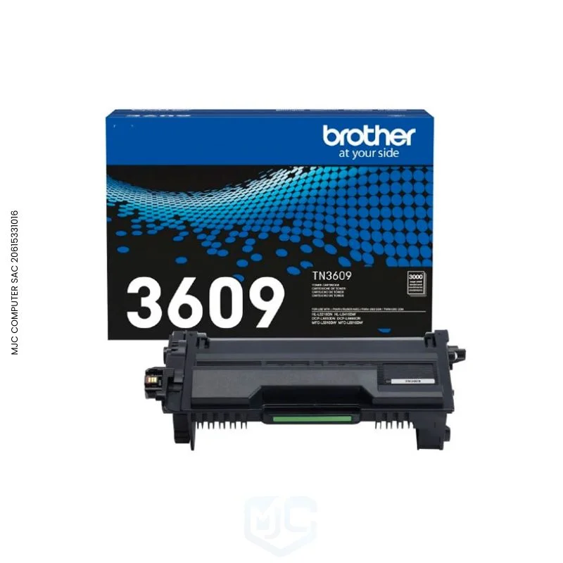 TONER BROTHER TN3609 DCP-L5660DN/MFC-L6915DW/HL-L5210DN 3000 PAGINAS