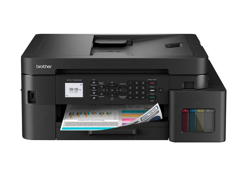 IMPRESORA MULTIFUNCIONAL BROTHER MFC-T930DW WIRELESS / RED / DUPLEX