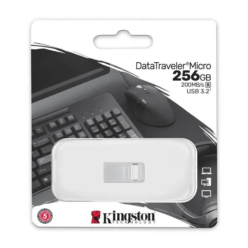 Memoria usb  Kingston DataTraveler MICRO 3.2 METAL 256GB