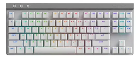 TECLADO LOGITECH G515 TKL LIGHTSPEED/BT LIGHTSYNC RGB WHITE (920-012535)