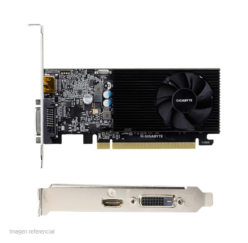Tarjeta de video Gigabyte Nvidia GeForce GT 1030, 2GB DDR4 64-bit Low ProFile
