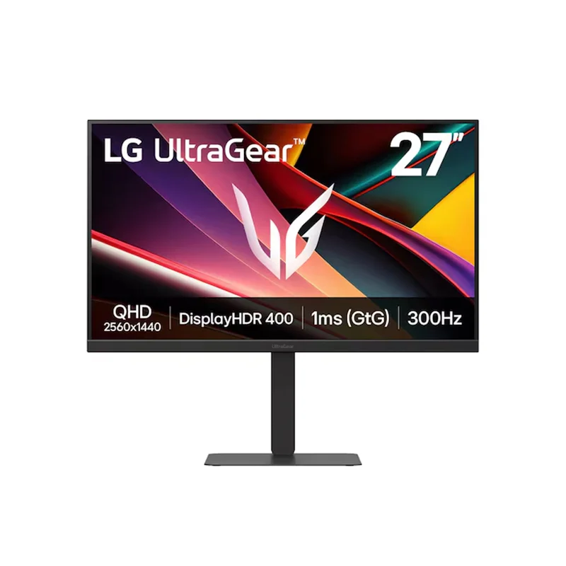 Monitor LG Gamer UltraGear G6, 27G640A-B/27", 300 HZ, 1ms, QHD/IPS/300Hz/HDMIx2/DP/USB-C/Speaker(5Wx2)