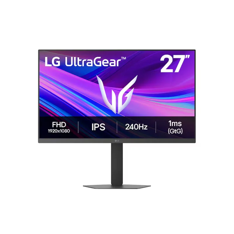 Monitor LG UltraGear G4 27G440A-B 27", FHD IPS,240Hz, HDMIx2, DP, Salida para auriculares, PIVOT, 1 ms