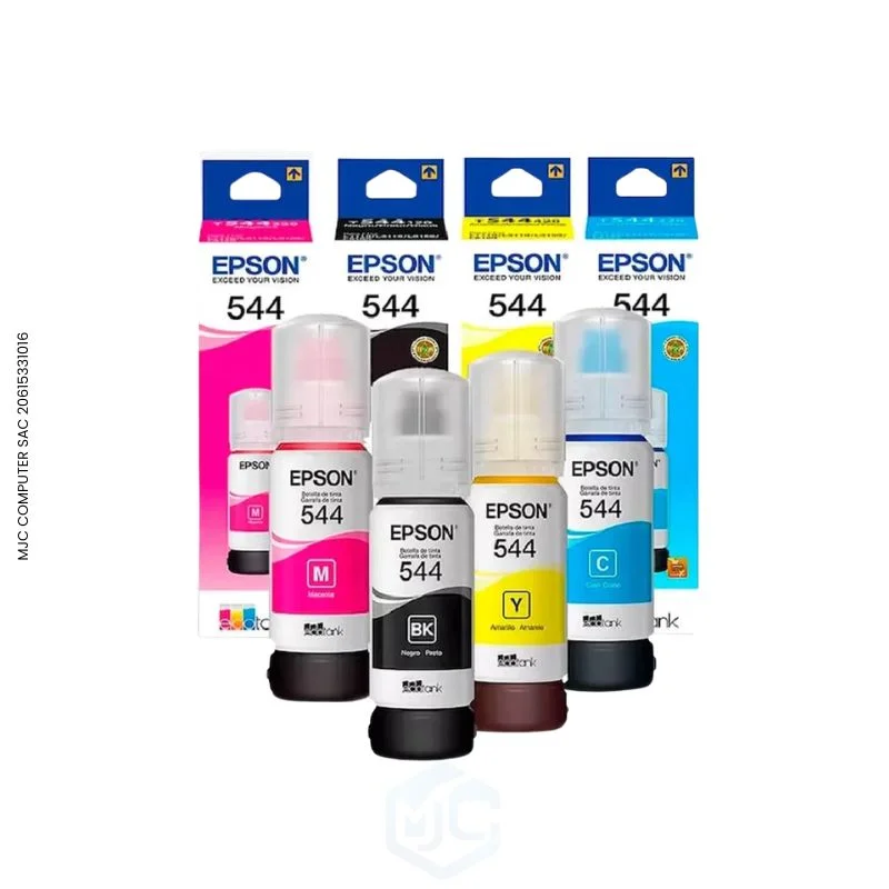 Tinta Epson T544 Pack 4 Colores L3210 L3250 L5290 L5590