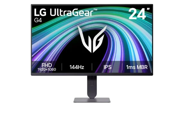 Monitor LG UltraGear G4 24G414B, 24PULGADAS /FHD/IPS/144Hz/HDMI/DP/Salida para auriculares (3.5mm)