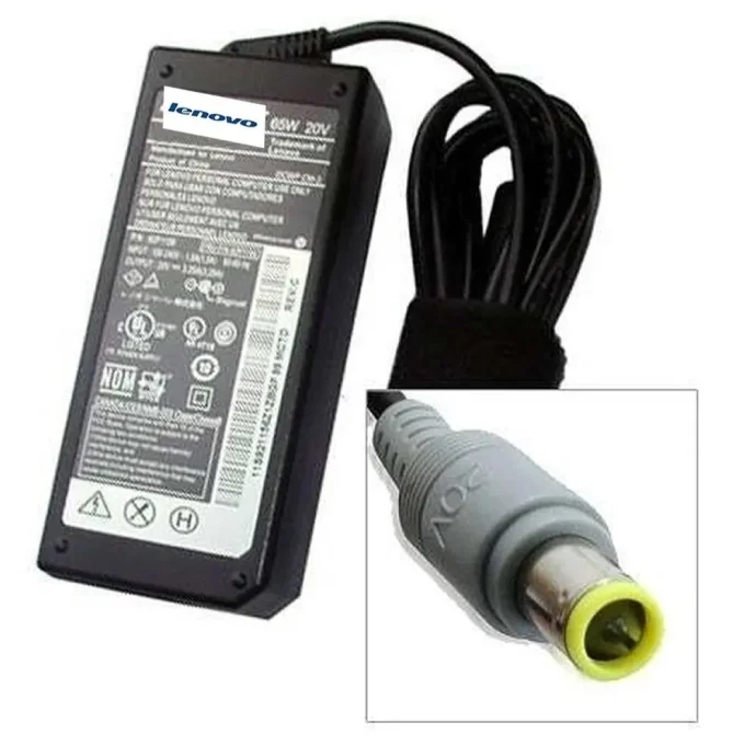 Cargador para Laptop Lenovo 90W 20V 4.5A (7.9*5.5mm) Punta Amarilla - Generico