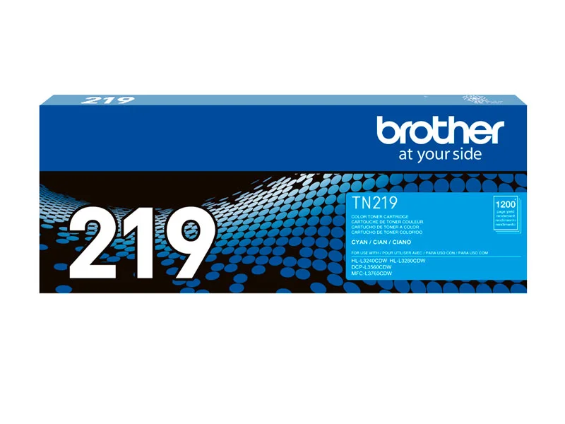 TONER BROTHER TN-219C CYAN P/L3560/L3760/L3280 1200KPG
