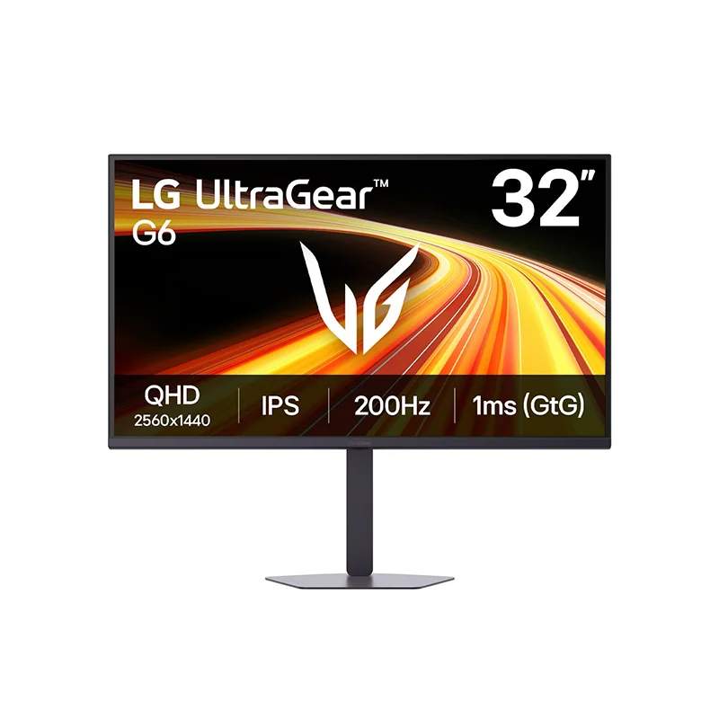 Monitor LG Gamer UltraGear G6 32G620B-B 32 / QHD / IPS / 200Hz / HDMIx2 / DP /Salida_auriculares