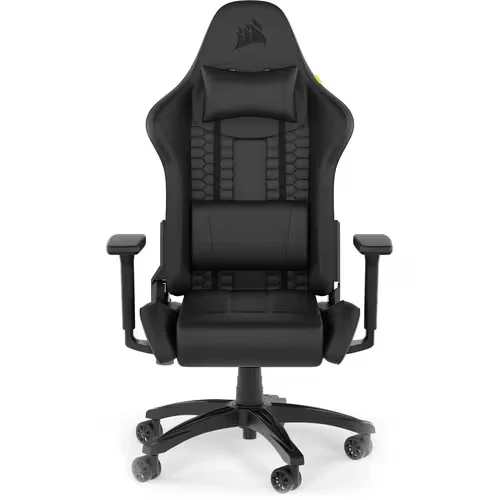 Silla de Juego Corsair TC100 - Espuma de memoria, Acero, Nilón - Negro