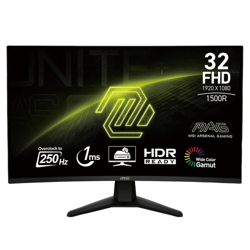 MONITOR 32 MSI MAG 32C6X FHD 250HZ 1MS CURVO