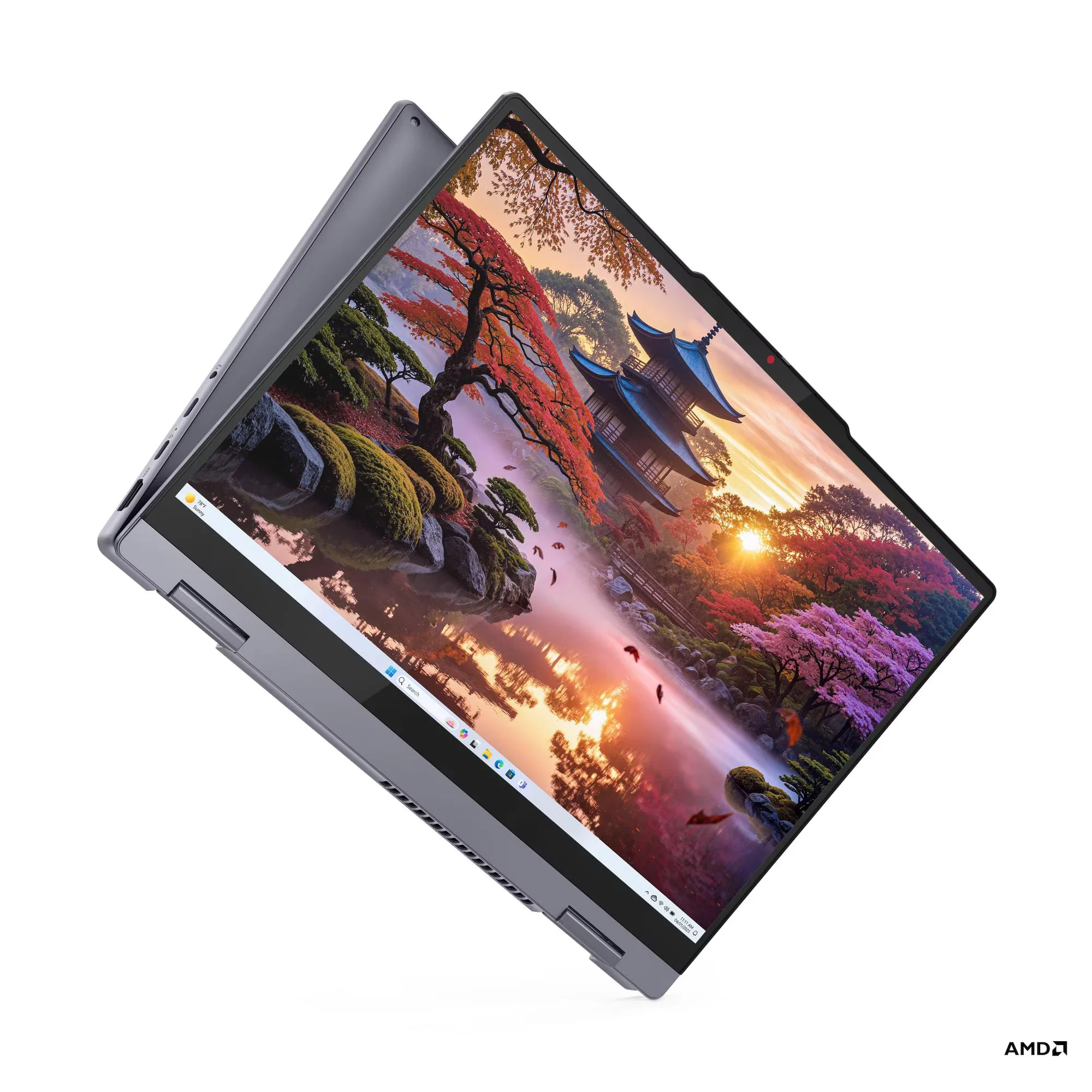 Laptop Lenovo IdeaPad 5  2 en 1 Convertible 14AKP10 83KT006NLM 35.6cm (14") Pantalla Táctil Copilot+ PC - WUXGA - 60Hz - AMD Ryzen AI 7 350 - 16GB - 512GB SSD - Español (América Latina) Teclado - Luna Gray - AMD Chip - 1920 x 1200 - AMD -