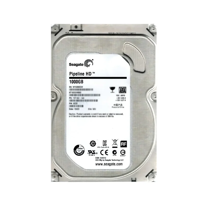 Disco duro Seagate Pipeline HD, 1TB, SATA 6.0 Gb/s, 5900 RPM, 3.5, PULL
