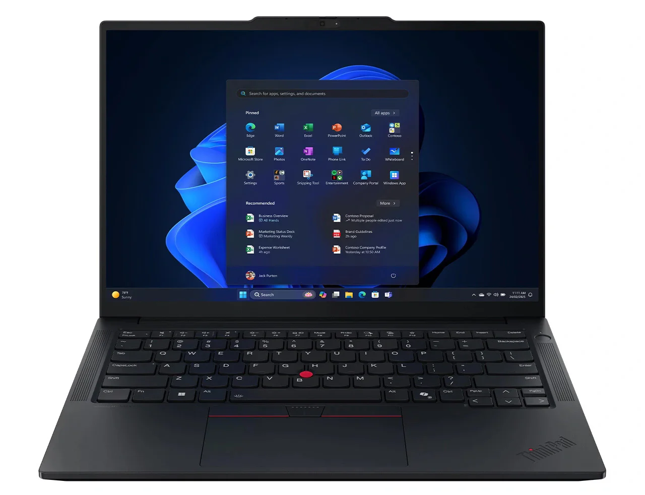 Laptop ThinkPad E14 Gen 7, Core Ultra 9 185H, RAM 16GB, SSD 1TB, Windows 11 Pro, 14" WUXGA