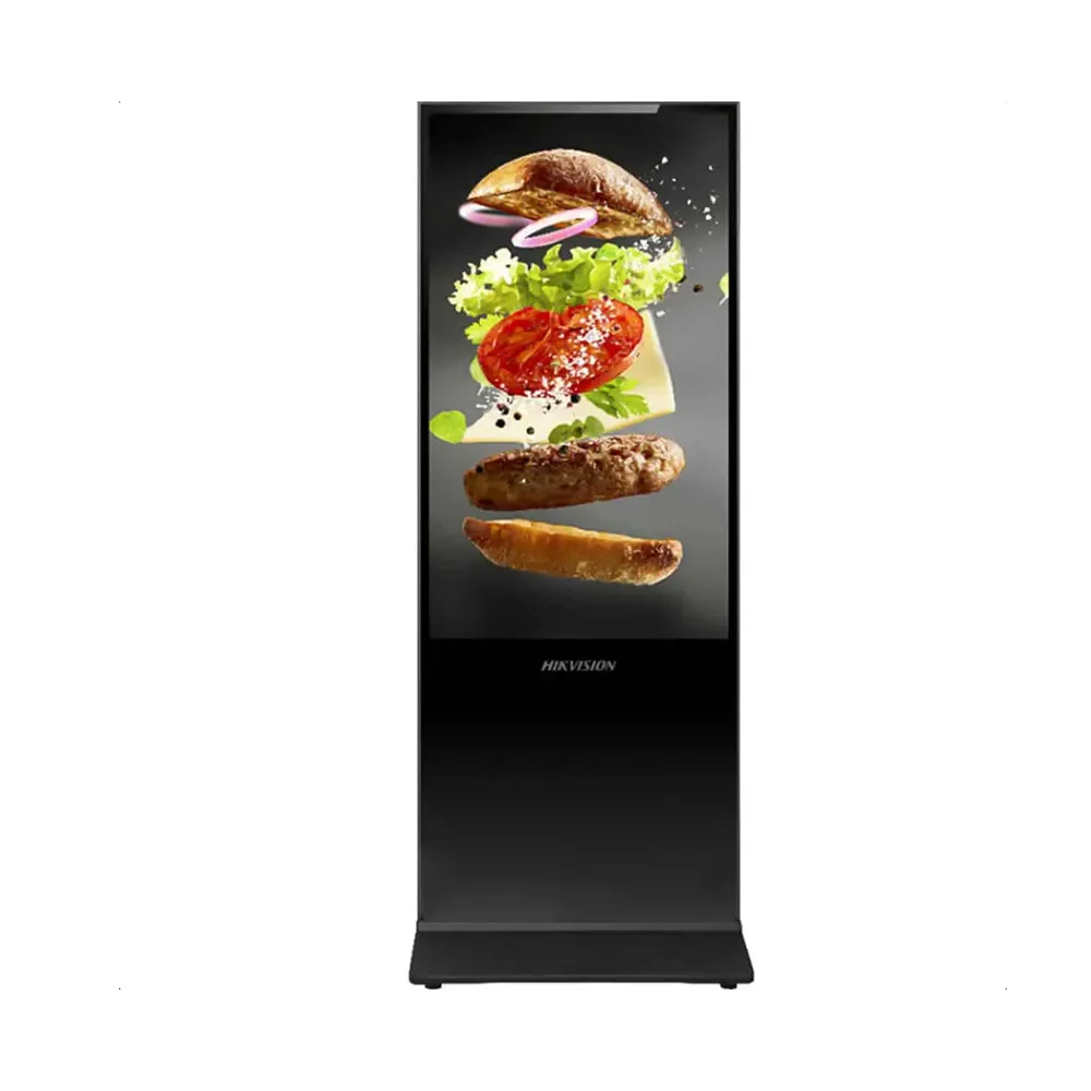 TOTEM INTERACTIVO HIKVISION DS-D6055UL-B/S 55" WALL-MOUNTED CORTEX-A17 ANDROID 8.1 4K 2GB + 16GB (317600158)