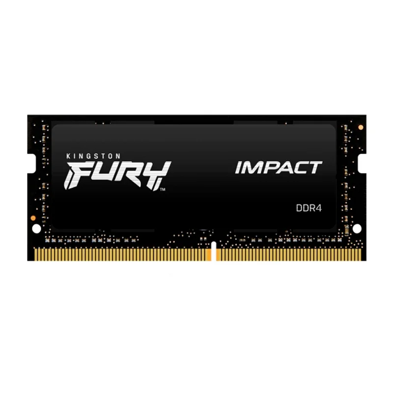 Memoria Ram  SODIMM Kingston Fury Impact, 8GB, DDR4, 3200MT/s, PC4-25600, CL20, 1.2V.