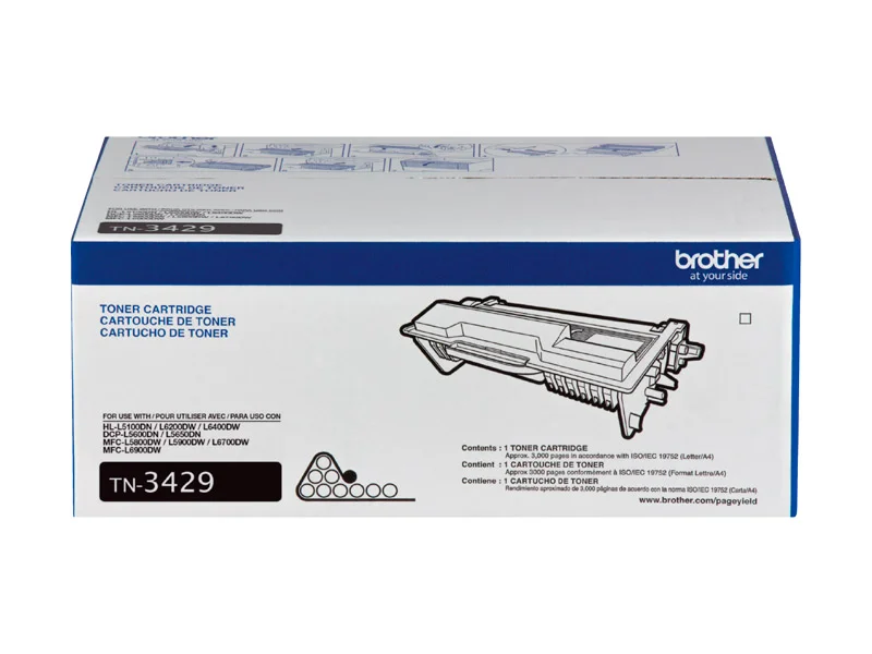TONER BROTHER TN3429 P/HL-L5100DN/DCP-L5650DN 3K PGS - NEGRO