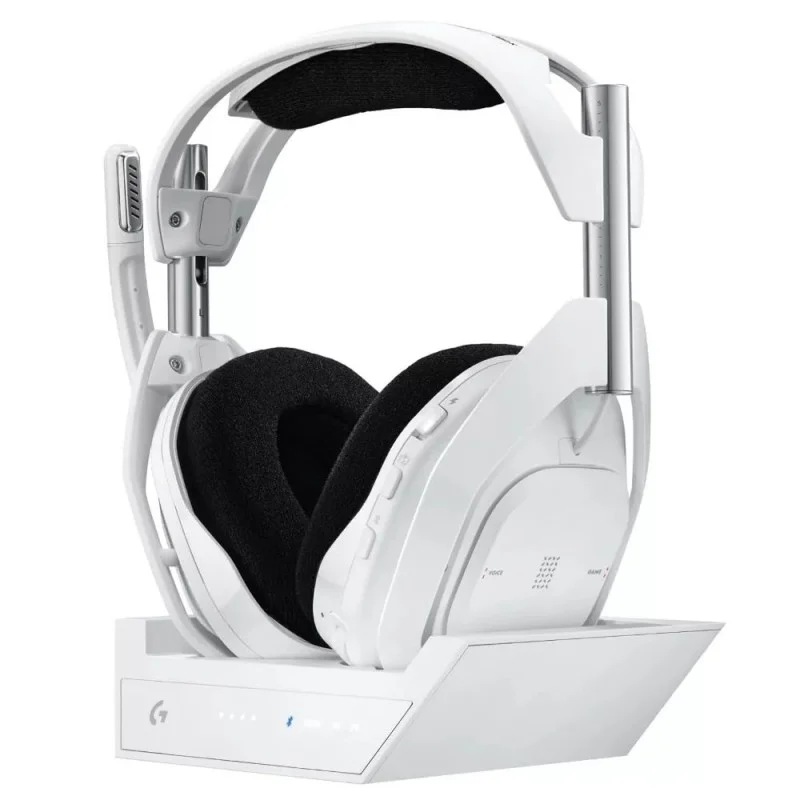 AUDIFONO CON MICROFONO LOGITECH G ASTRO A50 X LIGHTSPEED/BT/PS5/PC/XBOX + BASE WHITE (939-002132)