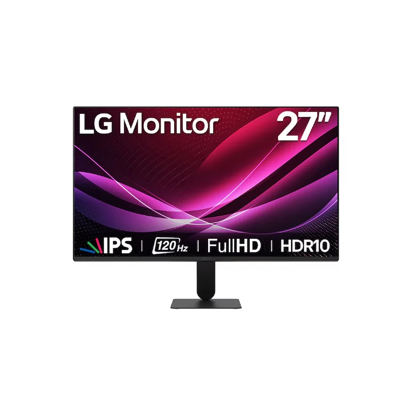 Monitor LG U4 27U411B-B, 27", FHD IPS, 144Hz, HDMIx1, Salida_auriculares (3.5mm), 1 ms