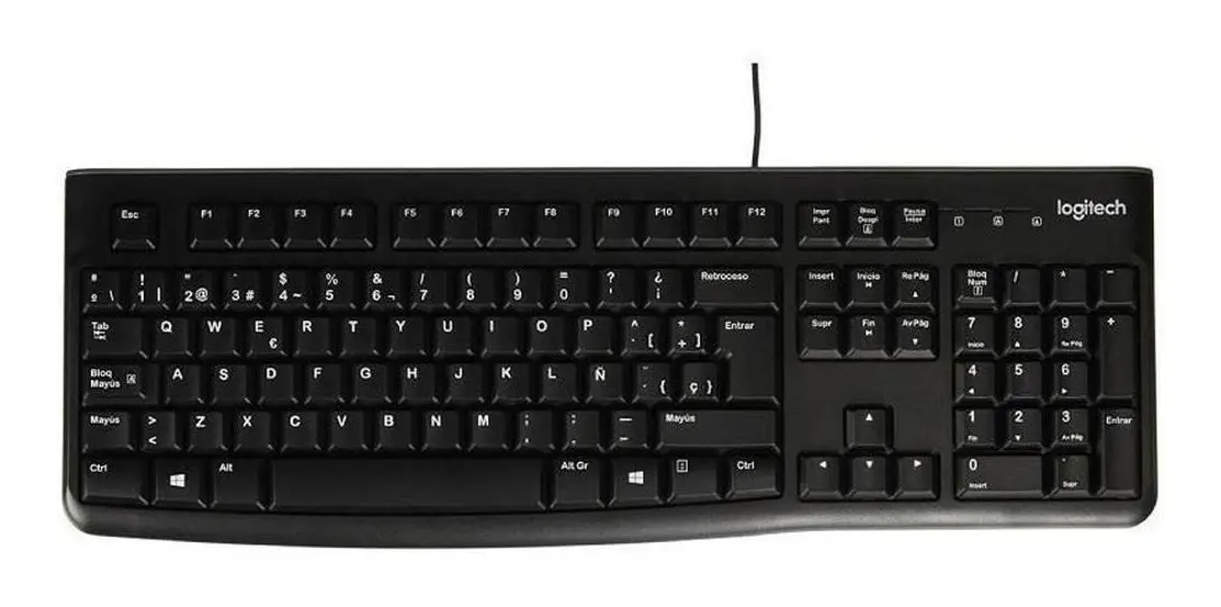 TECLADO LOGITECH K120 USB SP BLACK (PN 920-004422)