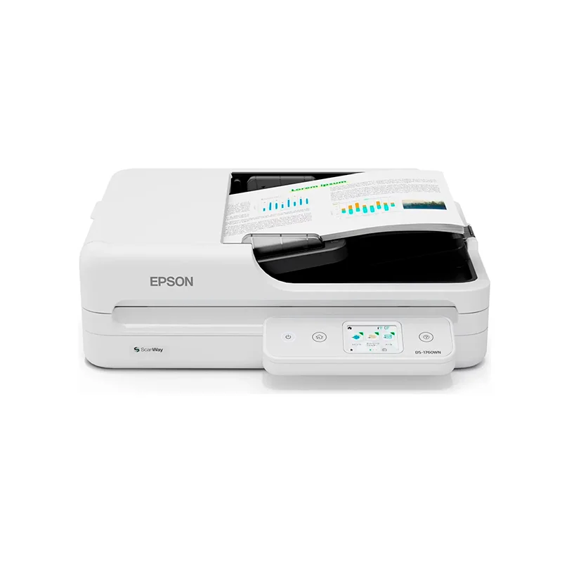 Escáner Epson DS-1760WN cama plana en red 30ppm/60ipm ADF 60 hojas WiFi táctil