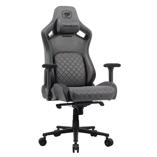 Silla Gaming Leather-like Fabric / Pushback Lumbar Suport System / 4D armrest Velvet Fabric Cover / Magnetic Neck Pillow