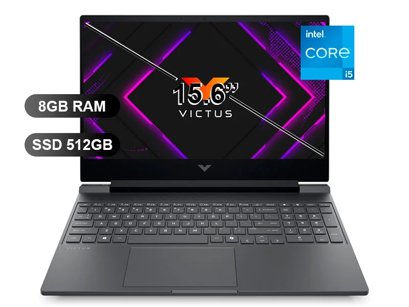 LAPTOP HP VICTUS GAMING 15-FA2035LA I5-13420H/8GB/SSD512GB/15.6/FREE/ D74JMLA