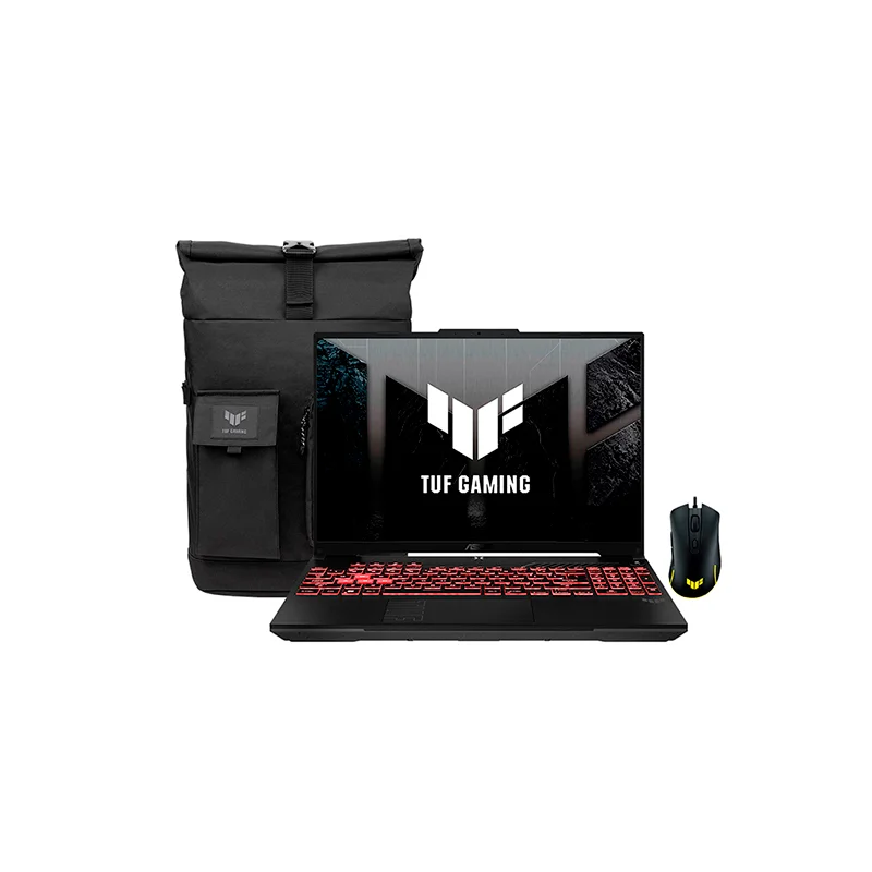 LAPTOP Gamer ASUS TUF F16, Core 7 230H 5.2G, RAM 16G DDR5, SSD 512G, RTX 3050 6 GB, WUXGA 16", FX607VJR-TU381