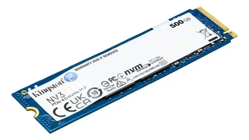 Disco duro solido Kingston 500GB NV3 PCIe 4.0 NVMe M.2 SSD