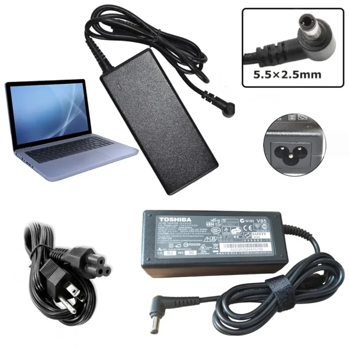 Cargador para Laptop Toshiba - Lenovo 65W 19V 3.42A (5.5*2.5mm) - Generico
