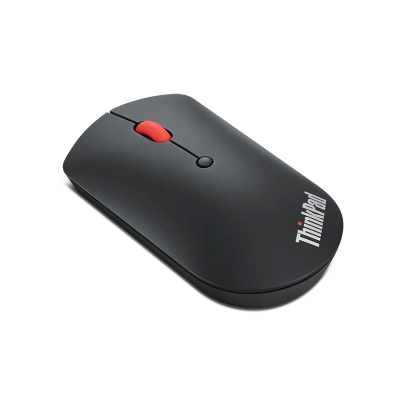 Mouse Lenovo ThinkPad silencioso, Sensor optico Azul, Interfaz Bluetooth, Color Negro