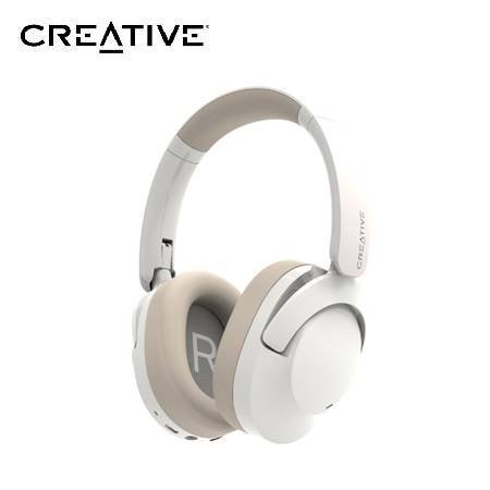AUDIFONO CON MICROFONO CREATIVE ZEN HYBRID 2 BT MULTIPOINT 40MM 67H ANC/ENC/AAC CARGA USB-C CREMA (51EF1140AA000)