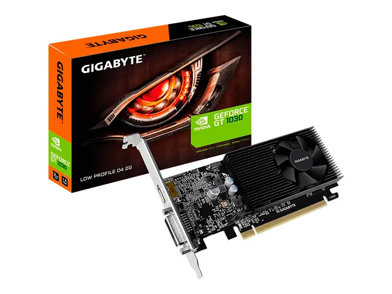 TARJETA DE VIDEO GIGABYTE 2GB GT1030 GDDR4 64BIT GV-N1030D4-2GL