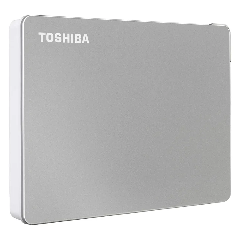 Disco Duro Externo Toshiba Portátil Canvio Flex, 2 TB, USB 3.0 / 2.0, Color: Plata