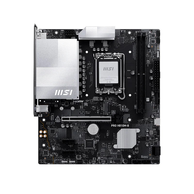 Placa madre Motherboard MSI PRO H810M-B, Chipset Intel H810, LGA 1851, HDMI, DP, mATX