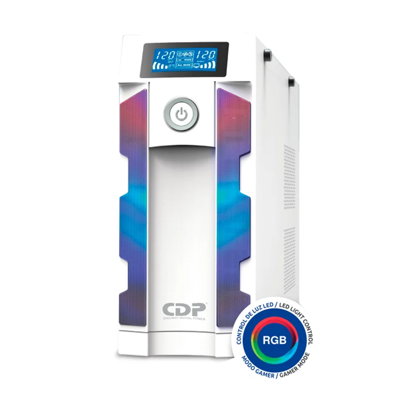 UPS Interactivo  inteligente CDP (Chicago Digital Power) GSMART 1516i, 1500VA/900W, Color Blanco