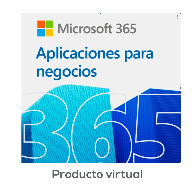 Licencia Virtual (ESD) Microsoft 365 Apps for Business - anual