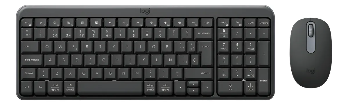 TECLADO LOGITECH + MOUSE MK250 BLUETOOTH SP BLACK (920-013513)