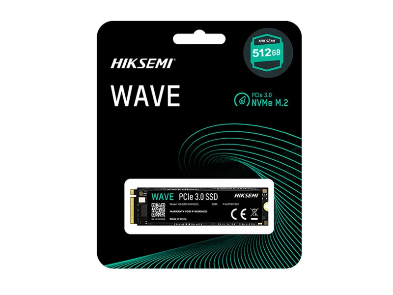 UNIDAD EN ESTADO SOLIDO SSD HIKSEMI WAVE 512GB M.2 PCI-E 3500MB/S 1800MB/S