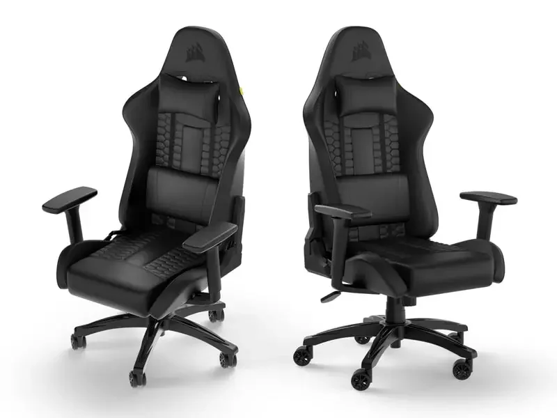 SILLA Gaming CORSAIR TC100 RELAXED POLIPIEL BLACK
