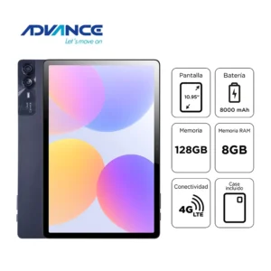 Tablet Advance NovaPad NP6070 10.95" IPS 1920*1200 8GB RAM 128GB Android 15 4G LTE