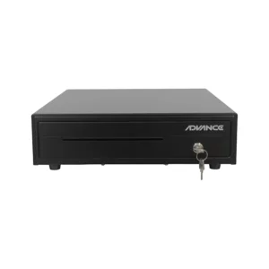 Caja para efectivo Advance ADV-5421, 4 ranuras, RJ11, Negro