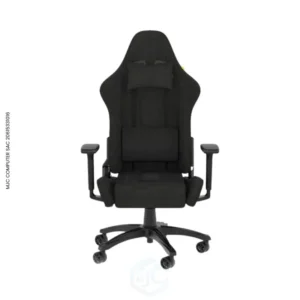 SILLA GAMER CORSAIR RELAXED TC100 - Material/Tejido - Nilón - Negro - Gris