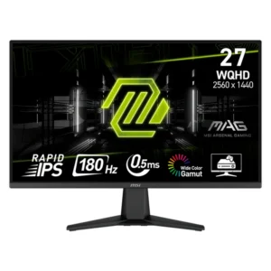Monitor Gaming MSI MAG 275QF 27" QHD Rapid IPS 180Hz 0.5ms HDMI DisplayPort
