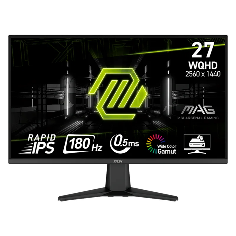 Monitor Gaming MSI MAG 275QF 27" QHD Rapid IPS 180Hz 0.5ms HDMI DisplayPort